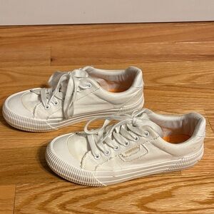 Rocket Dog White Canvas Sneakers